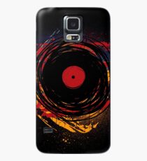 Vinyl Record Retro Grunge with Paint and Scratches - Music DJ! Case/Skin for Samsung Galaxy