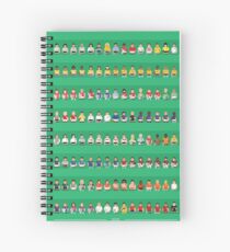 Cuaderno de espiral Leyendas del objetivo