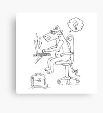 Leonardo programming Canvas Print