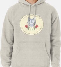 wolf and roses Pullover Hoodie