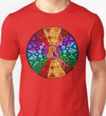 Pretty Lights - Rainbow Geometric Mandala - Psychedelic Funkadelic Trippy Festival Hallucinogen Unisex T-Shirt