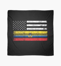 Ecuadorean American Flag - USA Ecuador Shirt Scarf