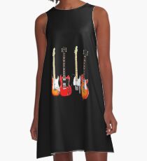 guitar A-Line Dress