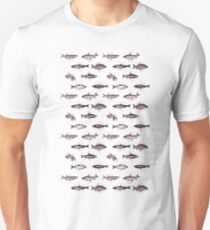 Fishes in Geometrics Unisex T-Shirt