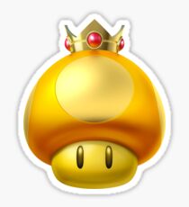 Mario Kart Golden Mushroom Sticker