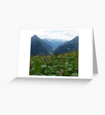 Wilde Blumen Grußkarte
