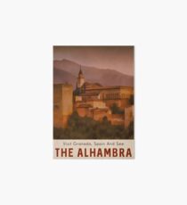 Alhambra-Reise-Plakat Granada Spanien Galeriedruck