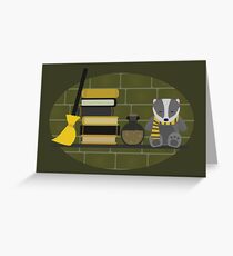 House Shelf - Badger Greeting Card