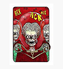 Villain Clans - Martians from Mars Attacks Photographic Print