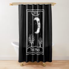 Das Mond Tarot Duschvorhang