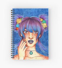 Galaxy Goddess Spiral Notebook