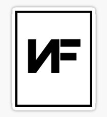 NF American Rapper Logo Sticker
