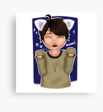 Chibi kitty boy Canvas Print