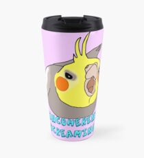 ((( incoherent screaming ))) - cockatiel Travel Mug