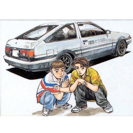 initial d posters by joejoestar redbubble