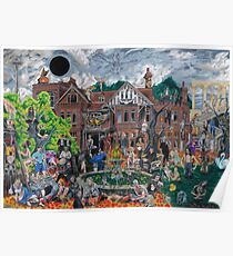 Haus des Schwarzen Lochs Sun Poster