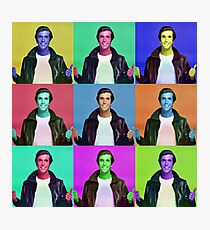 Fonzie Collage Photographic Print