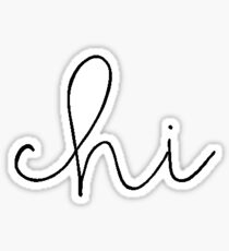 Chi (blk script) Sticker