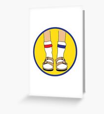 Tarjeta de felicitación Birkenstocks