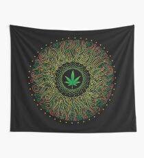 Power plant. Cannabis Wall Tapestry