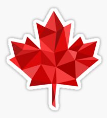 Maple Leaf - Low Poly Sticker