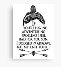 Arrowborn Canvas Print