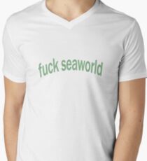 Fuck Seaworld Men's V-Neck T-Shirt