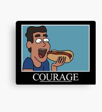 Courage (Rick and Morty) Canvas Print