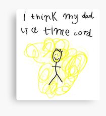 Time Lord Canvas Print