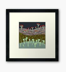 Moss with Lichens Framed Print