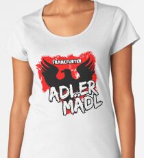 FRANKFURTER ADLERMÄDL - EINTRACHT FÜR FRAUEN/DAMEN Premium Scoop T-Shirt