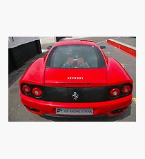 Ferrari 360 rear end Photographic Print