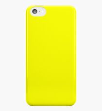 Neon fluorescent Yellow | Yellow|neon Yellow/Fluro Yellow iPhone 5c Case