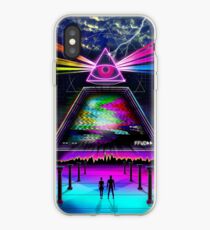 Static Intelligence - VHS 80's Glitch iPhone Case