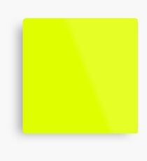 Beautiful Cushions/ Plain Chartreuse Yellower Metal Print