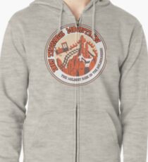 Big Thunder Mountain (orange and yellow) Zipped Hoodie
