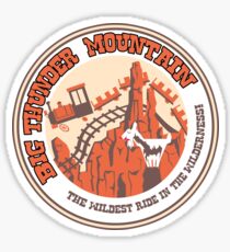 Big Thunder Mountain (orange and yellow) Sticker