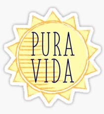 Pegatina Pura Vida Sun
