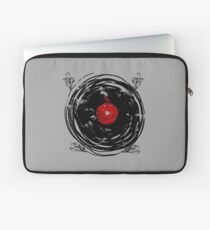 Enchanting Vinyl Records Vintage Twirls Laptop Sleeve