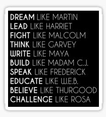 Dream Like Martin Sticker