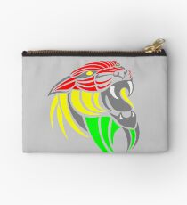 Reggae Music Cool Lion Reggae Colors T Shirts and Stickers Studio Pouch