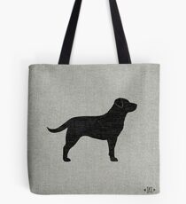 Schwarzer Labrador Retriever Silhouette (n) Tasche