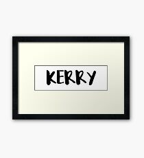 kerry Framed Print
