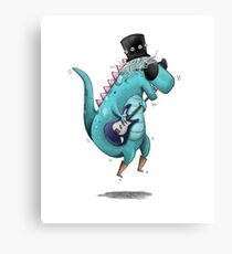 Rockstar Dino Canvas Print
