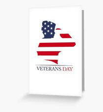 Veterans Day T-Shirt Kid Salute Greeting Card