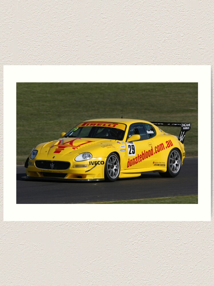 Alternate view of Maserati yellow Art Print