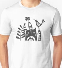 The Cat And the Vase Unisex T-Shirt