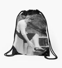 Pinup Girl Drawstring Bag