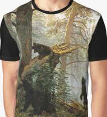 Morning in the Pine Forest Graphic T-Shirt