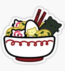 Marshmallow Bean and friends - We are ramen Sticker